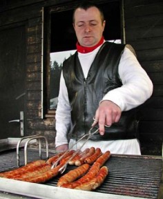 Bratwurst z Turyngii (Oberhof)© Matthiaslicencja: GNU FDL