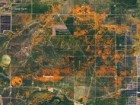 NASA Earth Observatory images by Lauren Dauphin, using Landsat data from the U.S. Geological Survey