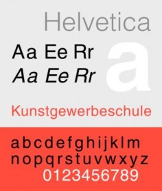 Przykłady Helvetiki© Dioxaz